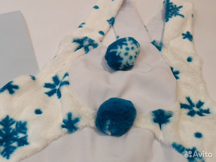 Детский новогодний костюм 104 110 снеговик