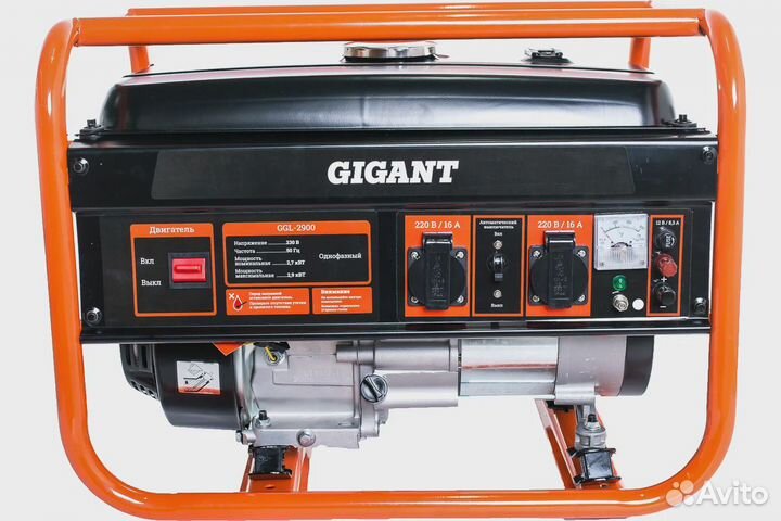 Бензиновый генератор Gigant GGL-2900