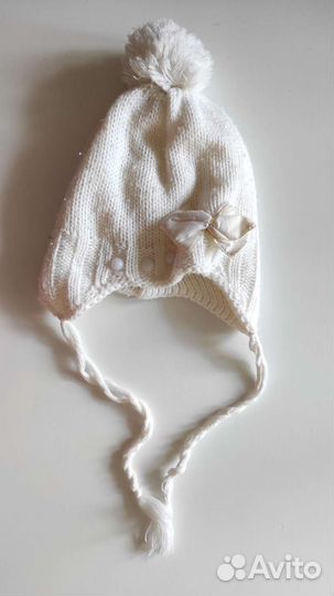 Шапка зимняя для девочки 50-52