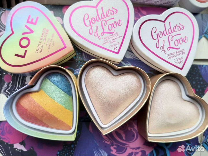 Тени, Хайлайтер, Бронзер Revolution новое