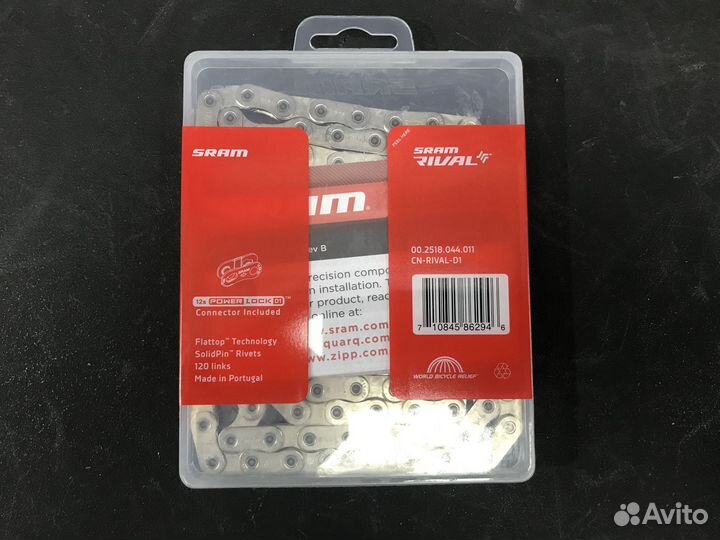 Цепь Sram Rival 12 скоростей 120 звеньев