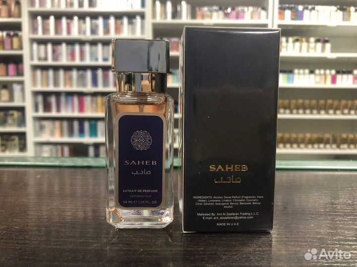 38мл Унисекс Lattafa Saheb Латаффа Сахеб