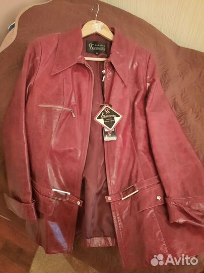 Куртка кожаная женская 50 52 новая