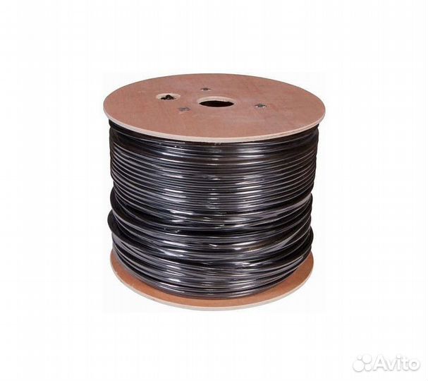 Кабель сетевой Buro UTP cat5E 4 пары 305м, черный