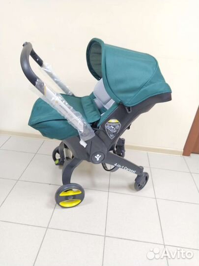 Новая коляска автолюлька Foo foo (изумруд)
