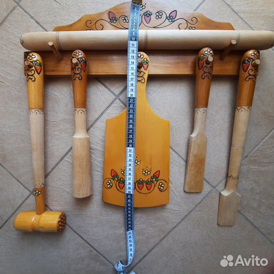 Набор деревянной кухонной утвари