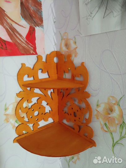 Полка двух ярусная