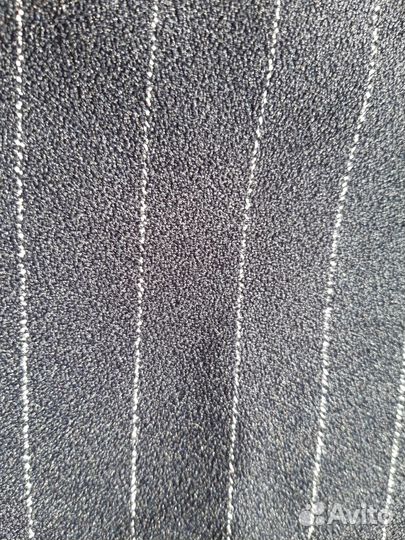 Ткань синяя в полоску