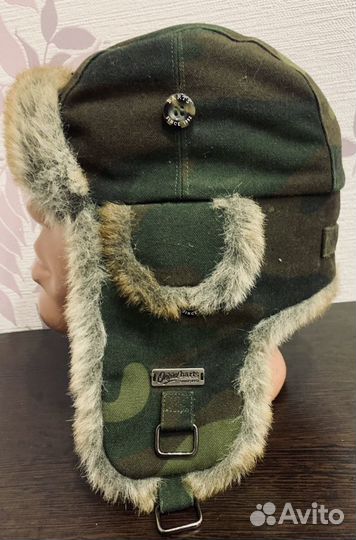 Barts Авиатор шапка камуфляж(54-56) мех искусствен