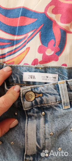 Шорты для девочки zara 140