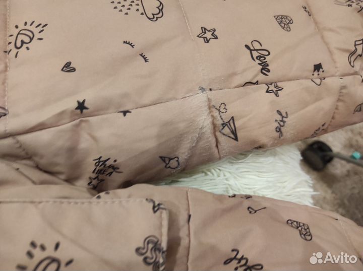 Зимний комбинезон для девочки 98