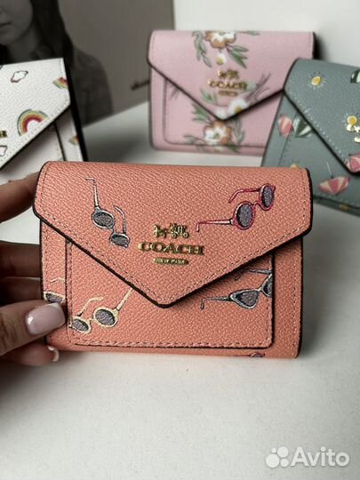 Кошелек Coach новый 10 цветов