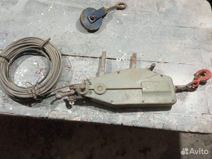Лебедка ручная рычажная мтм 0.8т