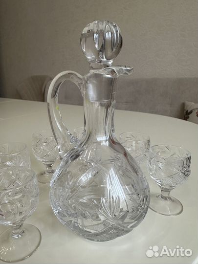 Neman Хрустальный сервиз: графин и 6 рюмок