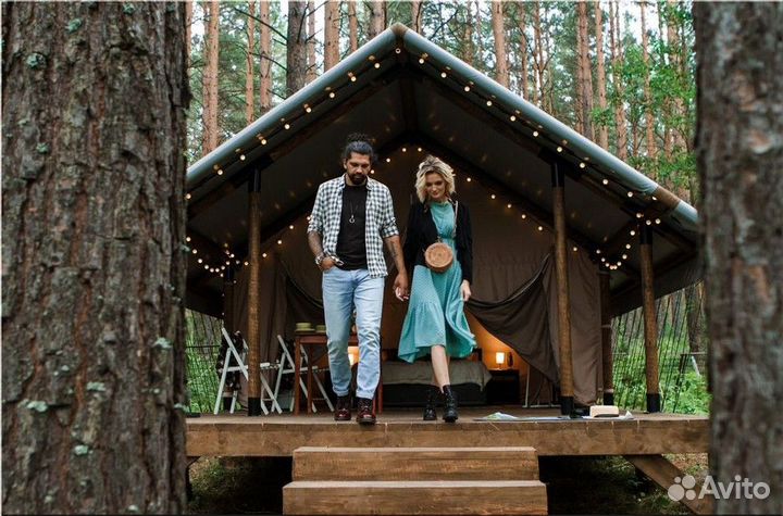 Сафари-тент для глэмпинга, экодом, палатка