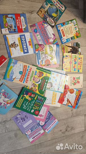 Прописи, касса букв, учебники Жуковой