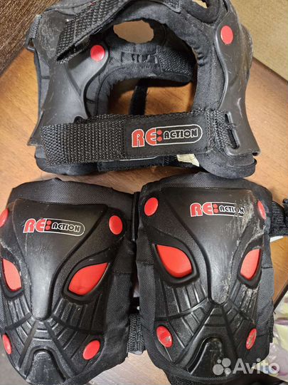 Защита наколенники/налокотники RE:action детская