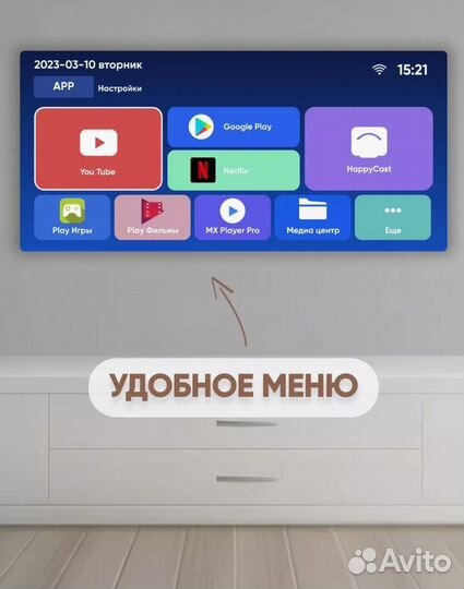 Проектор Umiio A008 / a007 Android tv