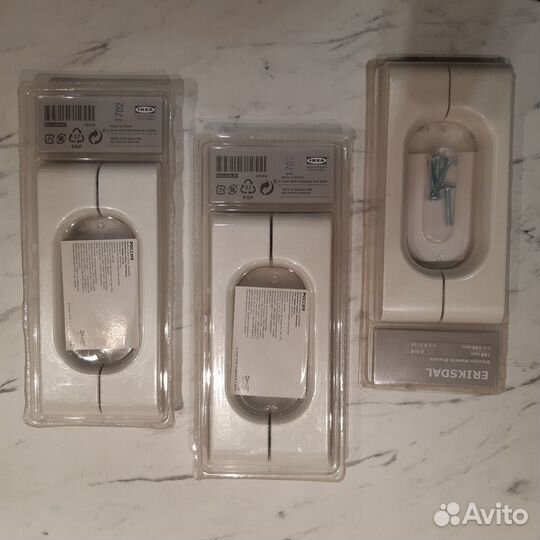 Ручки эриксдаль икеа белый 2 упаковки