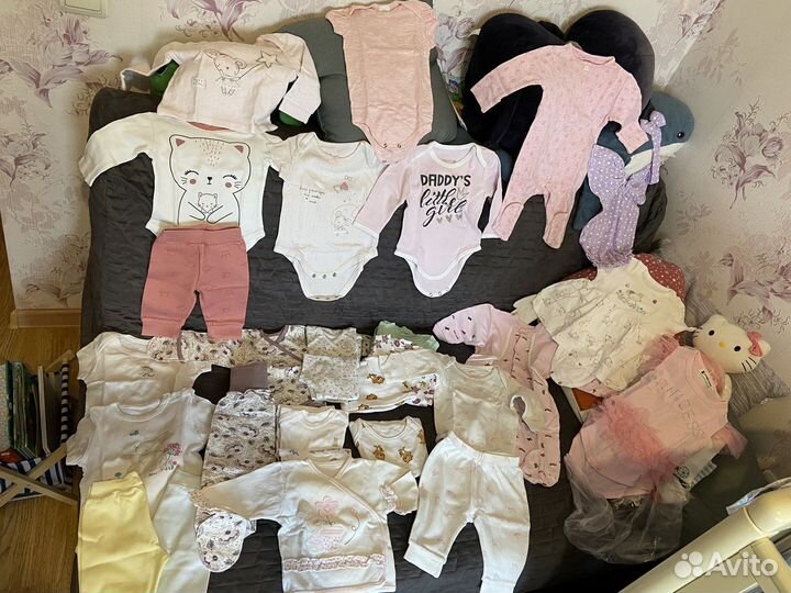 Детскиая одежда для девочки 0-9 мес