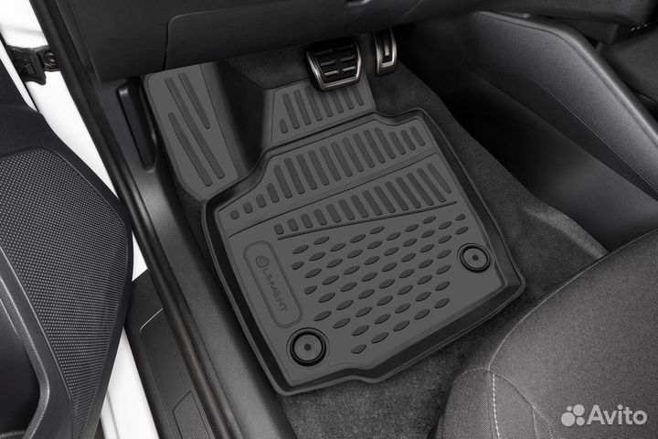 Коврики 3D в салон подходят для hyundai Creta (II) 2021 -, Внедорожник 5 дв., 4шт. (полиуретан) / Хе