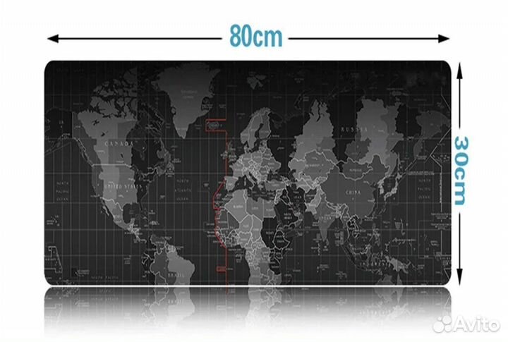 Большой компьютерный коврик для мыши