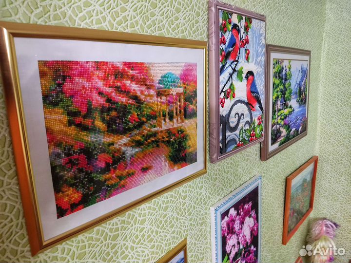 Алмазная вышивка готовая работа