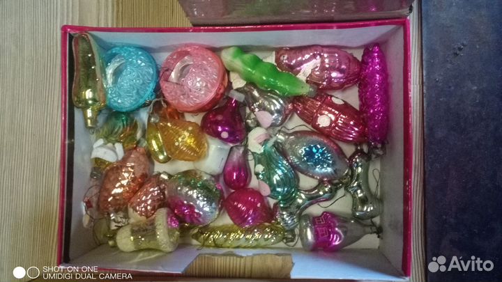 Ёлочные игрушки времен 70-90-х гг