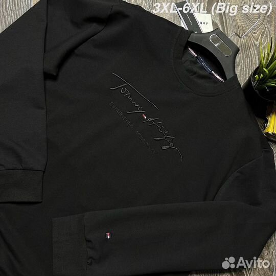 Толстовка Big Size Tommy Hilfiger