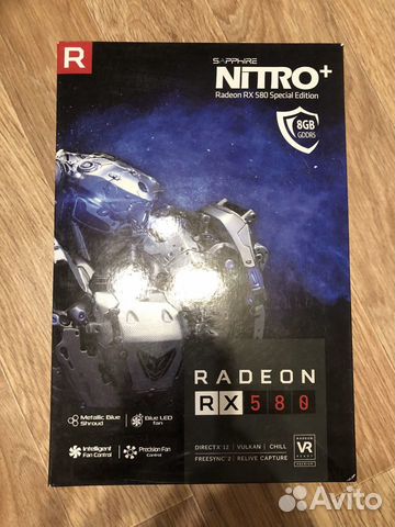 Radeon Rx 580 8gb sapphire nitro+ special edition
