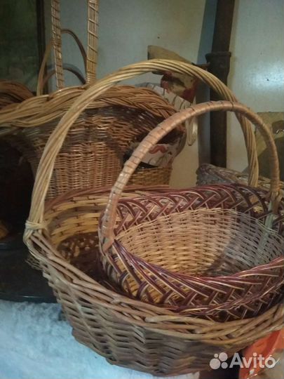 Корзина плетеная