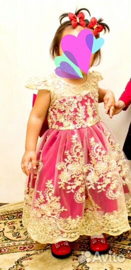 Платье для девочки 92