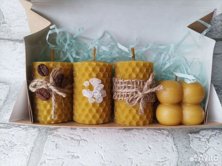 Набор свечи из вощины