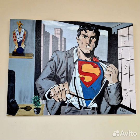 Картина в стиле marvel