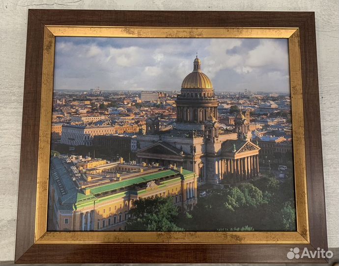 Рамка с картиной 24 х 30 Исаакиевский собор