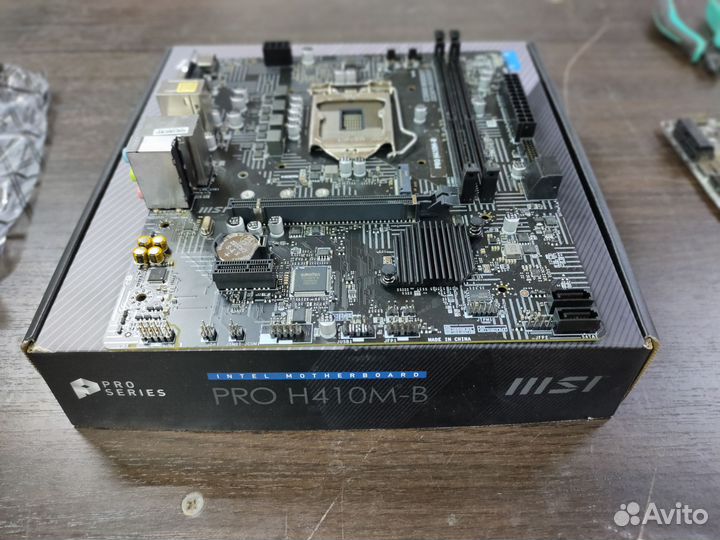 Материнская плата MSI pro h410m-b