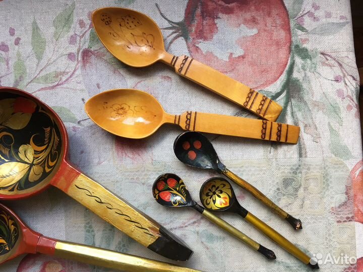 Расписные деревянные ложки