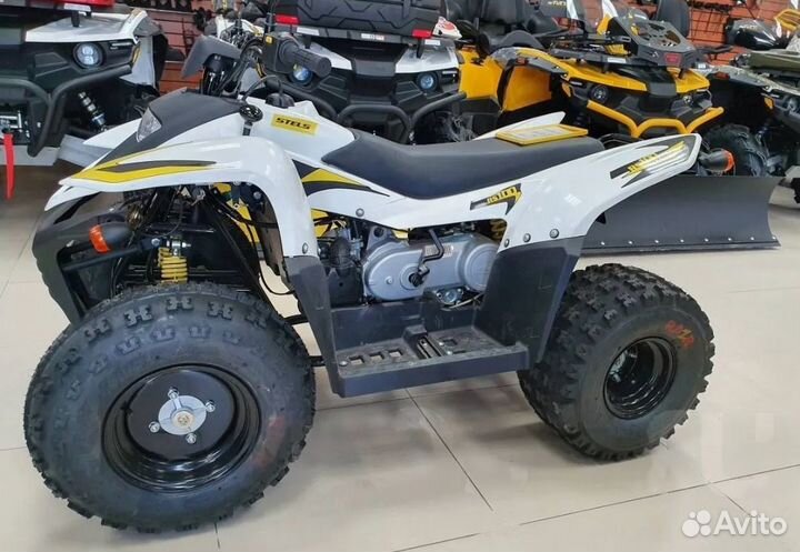 Квадроцикл Stels ATV 110A Hugo белый