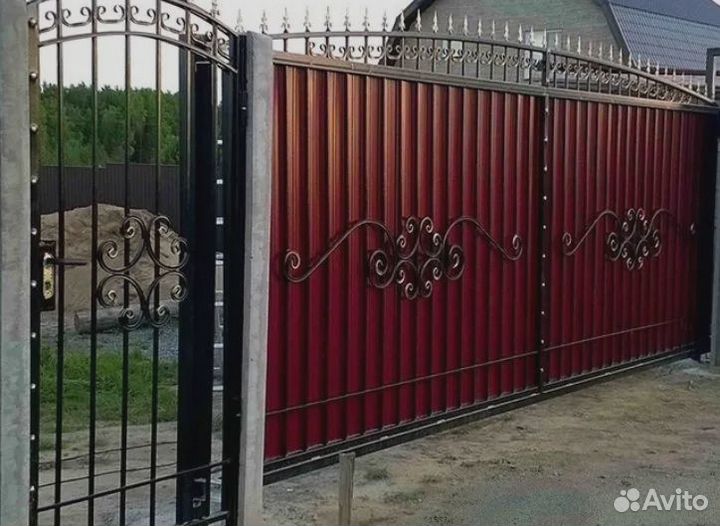 Откатные ворота 