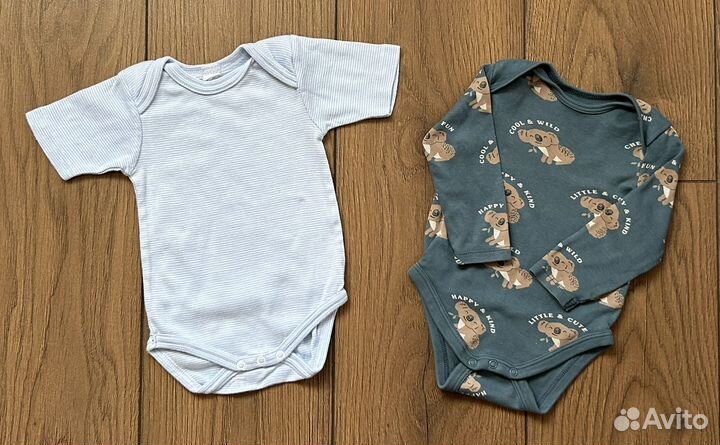 Боди пакетом 68 для мальчика на 5-6 месяцев
