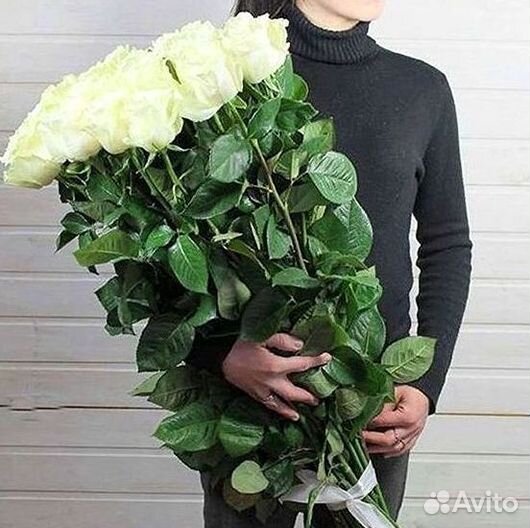 Розы высокие Доставка цветов