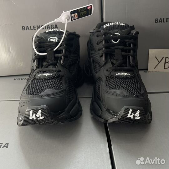 Кроссовки balenciaga runner black 2.0