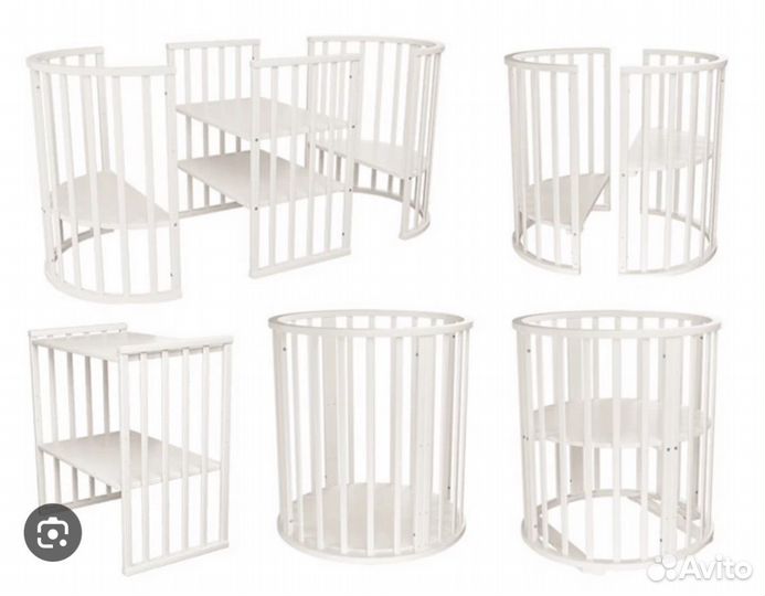 Кровать детская круглая овальная