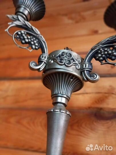 Торшер винтажный антикв СССР литьё