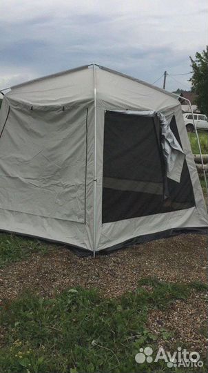 Беседка шатер большая с москитной сеткой