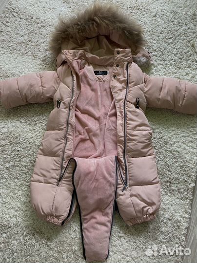 Зимний комбинезон для девочки