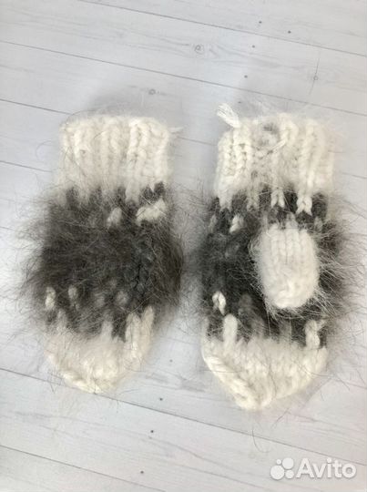 Варежки пуховые