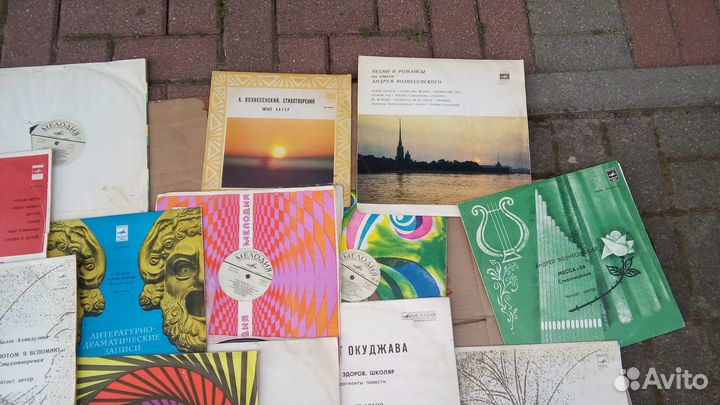 Пластинки Стихи, рассказы, романсы