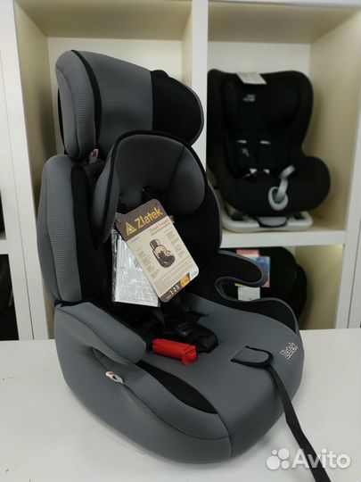 Автокресло 9-36кг Zlatek fregat серый