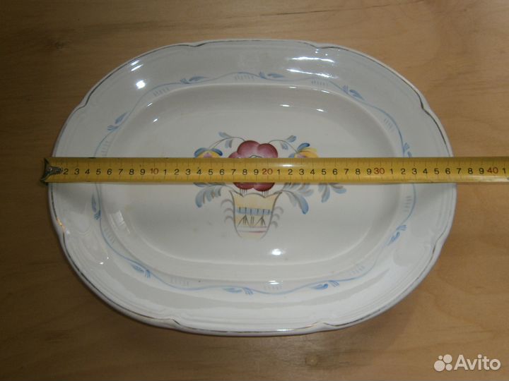 Старинное блюдо Конаково зик блюдо для фруктов